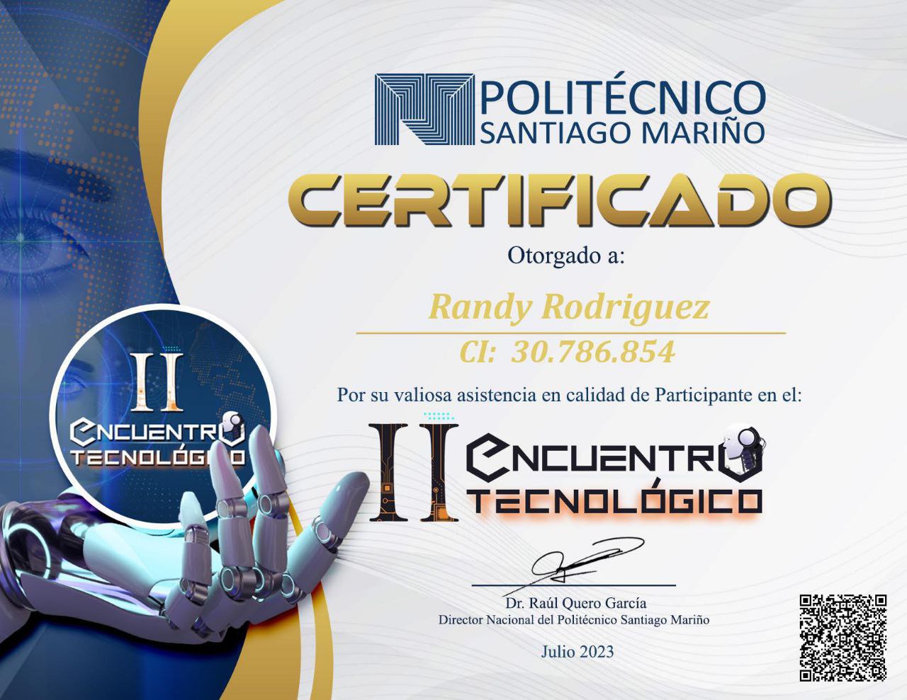 Certificado Participativo